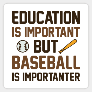 Baseball Is Importanter Sticker